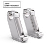 Voigt-MT Stuurverhogers V9037M 90mm/37mm | Zilver