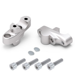 Voigt-MT Stuurverhogers 30mm/21mm VN3021 | Zilver | Honda CRF450 R/X