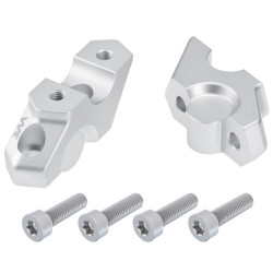 Voigt-MT Stuurverhogers 30mm/21mm V3022 | Zilver