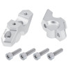 Voigt-MT Stuurverhogers 30mm/21mm V3022 | Zilver