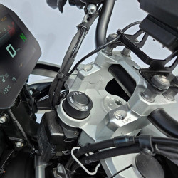 Voigt-MT Stuurverhogers 30mm/21mm V3022 | Zilver