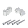 Voigt-MT Stuurverhogers 25mm S257 | Zilver