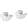 Voigt-MT Stuurverhogers 30mm/25mm V3025 | Zilver
