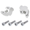 Voigt-MT Stuurverhogers 30mm/25mm V3025 | Zilver