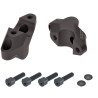 Voigt-MT Stuurverhogers 30mm/18mm V3018 | Zwart | KTM 250 Duke