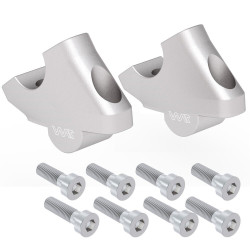 Voigt-MT Stuurverhogers V303M 30mm/21mm | Zilver