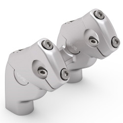 Voigt-MT Stuurverhogers V303M 30mm/21mm | Zilver