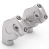 Voigt-MT Stuurverhogers V303M 30mm/21mm | Zilver
