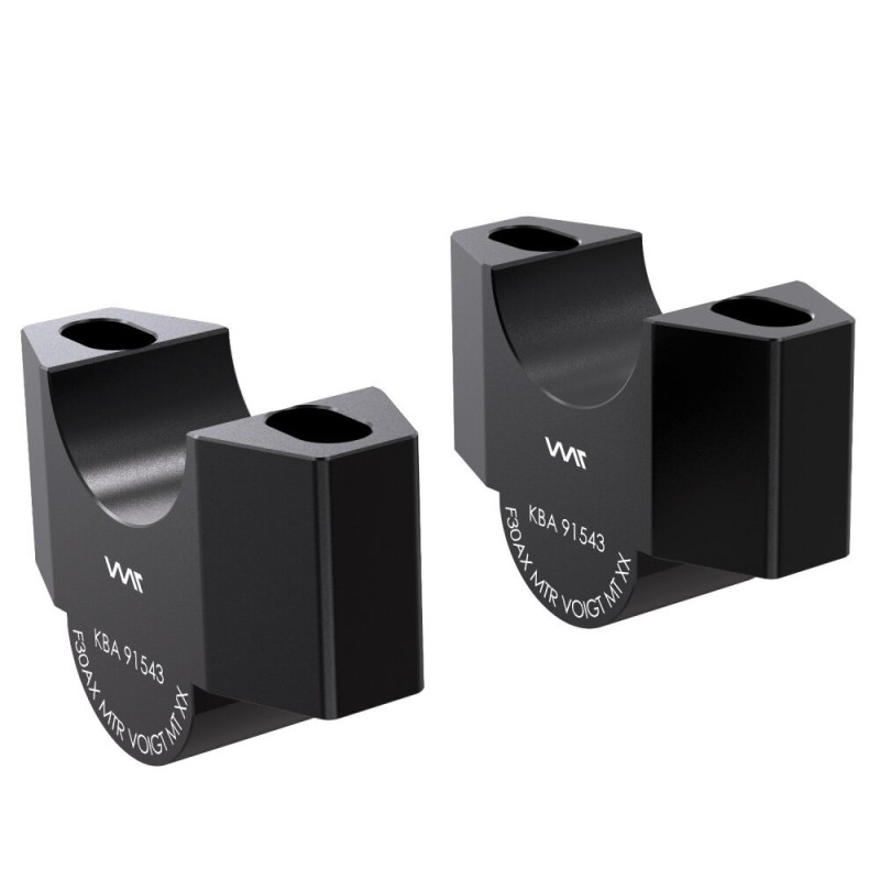 Voigt-MT Stuurverhogers 30mm F30AX | Zwart | Honda X-ADV750