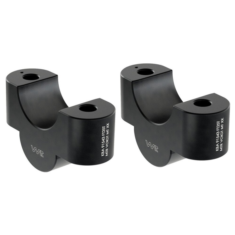Voigt-MT Stuurverhogers 25mm FT25T | Zwart