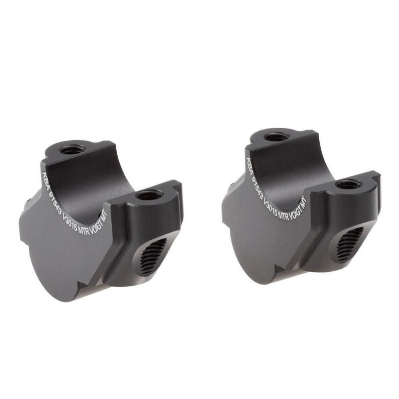 Voigt-MT Stuurverhogers 30mm/15mm V3015 | BMW R1200GS - Zwart