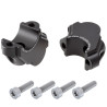 Voigt-MT Stuurverhogers 30mm/15mm V3015 - Zwart