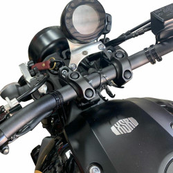 Voigt-MT Stuurverhogers 30mm/25mm YV3025 | Yamaha XSR700/XSR900 - Zwart