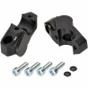 Voigt-MT Stuurverhogers 30mm/25mm YV3025 | Yamaha XJR1300 - Black