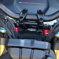 Voigt-MT Stuurverhogers 20mm H20D | Ducati 955 Streetfighter V2 - Zwart