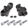 Voigt-MT Stuurverhogers 30mm/21mm VN3021 - Zwart