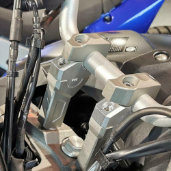 Voigt-MT Stuurverhogers 28mm/20mm V2820 | Yamaha MT09 Tracer 850 - Grijs/goud