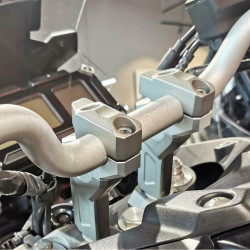 Voigt-MT Stuurverhogers 28mm/20mm V2820 | Yamaha MT09 Tracer 850 - Grijs/goud