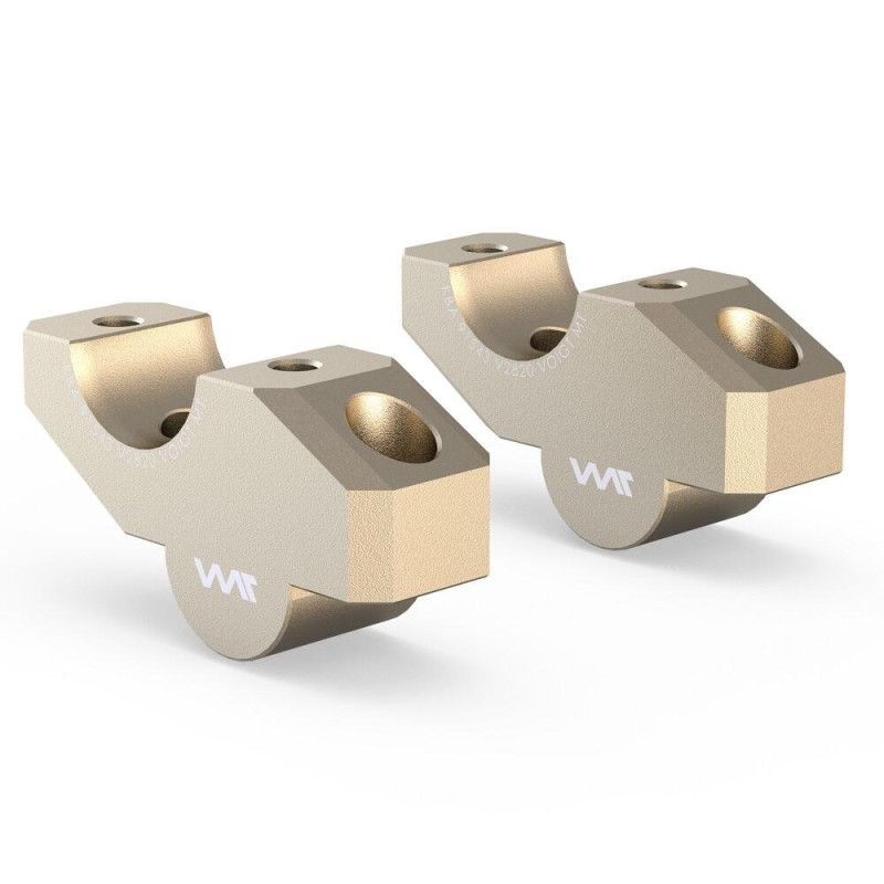 Voigt-MT Stuurverhogers 28mm/20mm V2820 | Yamaha Tracer 900 - Grijs/goud
