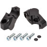 Voigt-MT Stuurverhogers 30mm/25mm YV3025 - Black