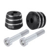Voigt-MT Stuurverhogers 30mm H30B - Zwart