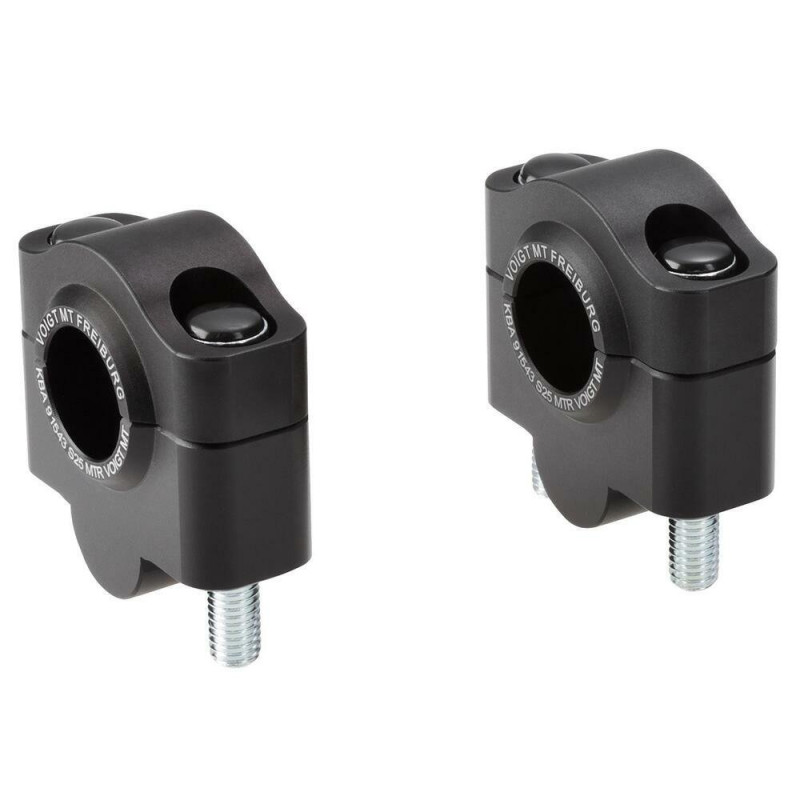 Voigt-MT Stuurverhogers Universeel (22,2mm / 7/8) - Zwart, 25.00