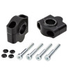 Voigt-MT Stuurverhogers Universeel (22,2mm / 7/8) - Zwart, 25.00