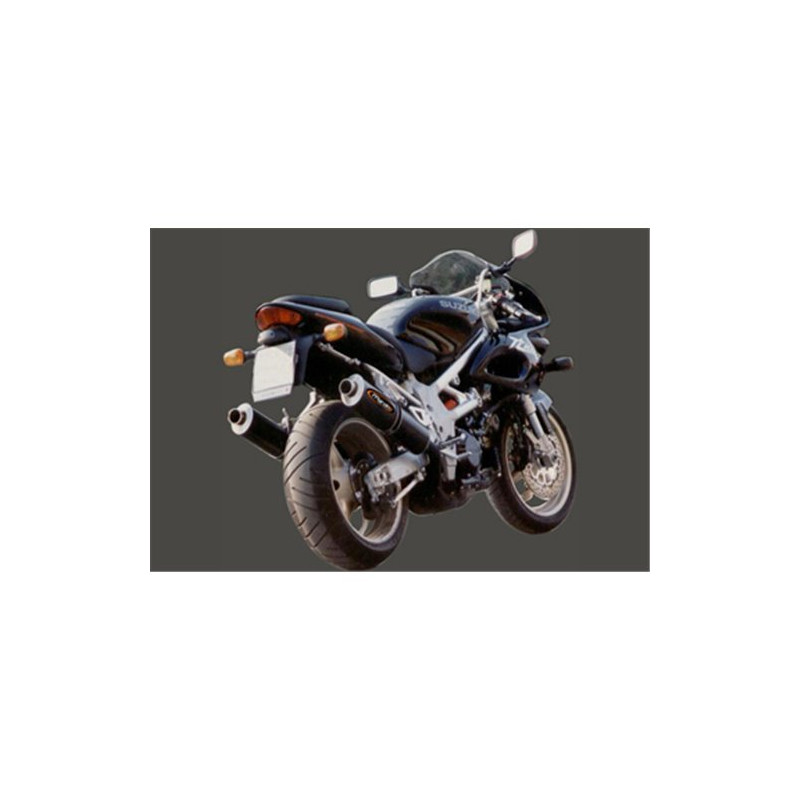 Marving Uitlaten Big Oval | Carbon | Suzuki TL1000R