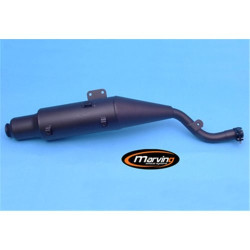 Marving Uitlaat EDR | Zwart | Yamaha XT500