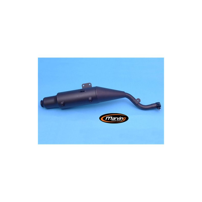 Marving Uitlaat EDR | Zwart | Yamaha XT500