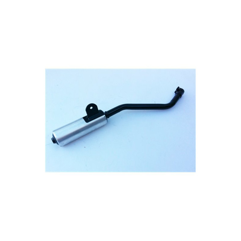 Marving Uitlaat EDR | Zwart/Zilver | Suzuki DR400