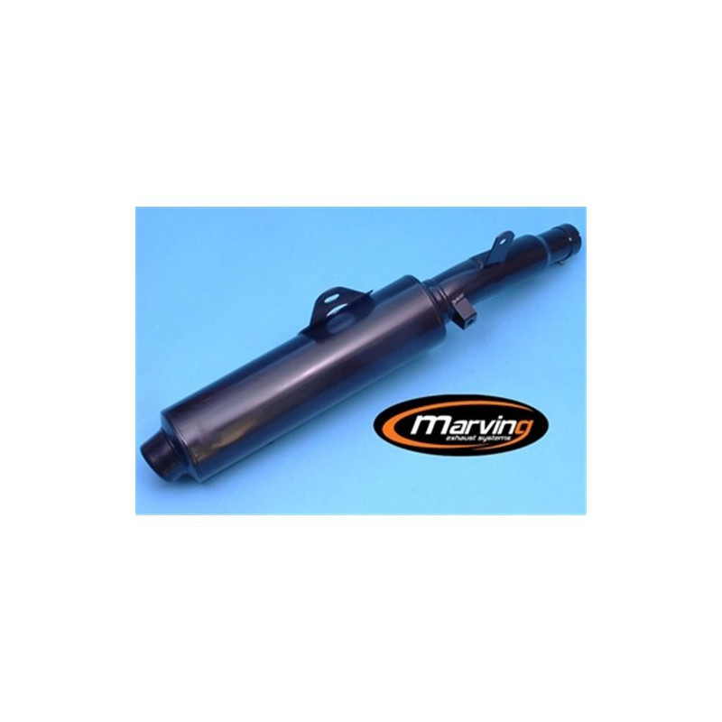 Marving Uitlaat EDR | Zwart | Suzuki DR600/DR650 Djebel
