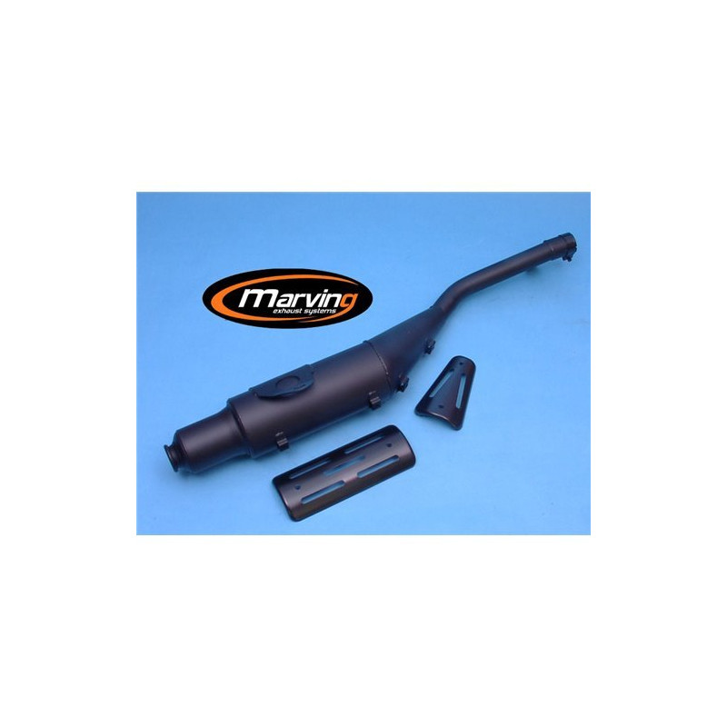 Marving Uitlaat EDR | Zwart | Yamaha XT550