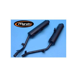 Marving Uitlaten EDR | Zwart | Aprilia Pegaso 650