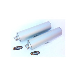 Marving Uitlaten Big Oval | Zilver | Ducati 998 S