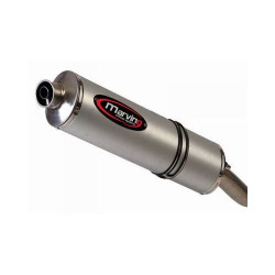 Marving Uitlaten Laag Small Oval | Zilver | Ducati 600/620/750/800/900/1000 Monster & 916 Monster S4