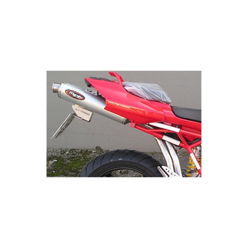 Marving Uitlaat Small Oval | Zilver | Ducati 620 Multistrada