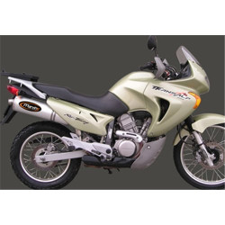 Marving Uitlaat Big Oval | Zilver | Honda XL650V Transalp