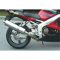 Marving Uitlaat Big Oval | Zilver | Kawasaki ZX-6R Ninja