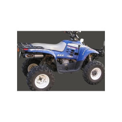 Marving Uitlaat Round | Zilver | Polaris 325 Trial Boss