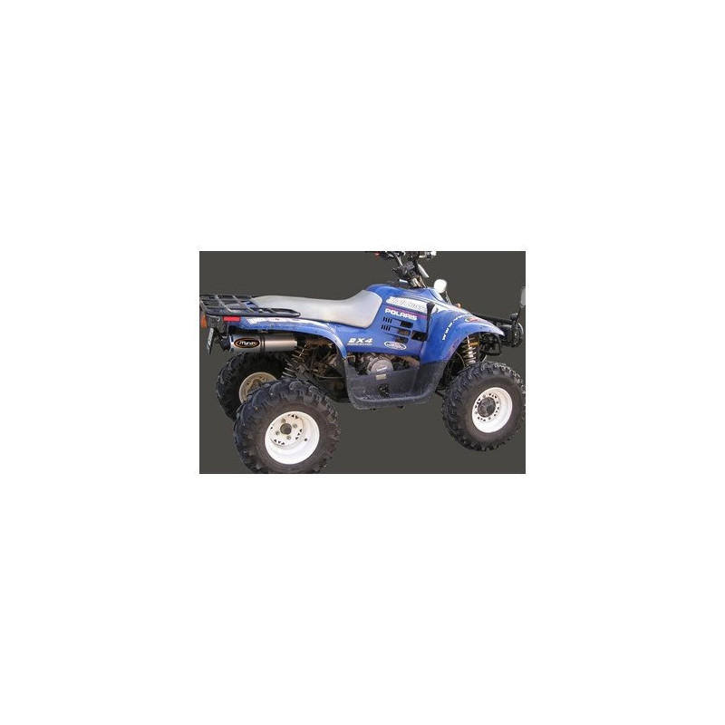 Marving Uitlaat Round | Zilver | Polaris 325 Trial Boss
