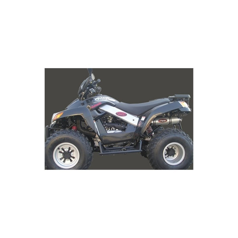Marving Uitlaat Round | Zilver | Sym 250 Quad Lander