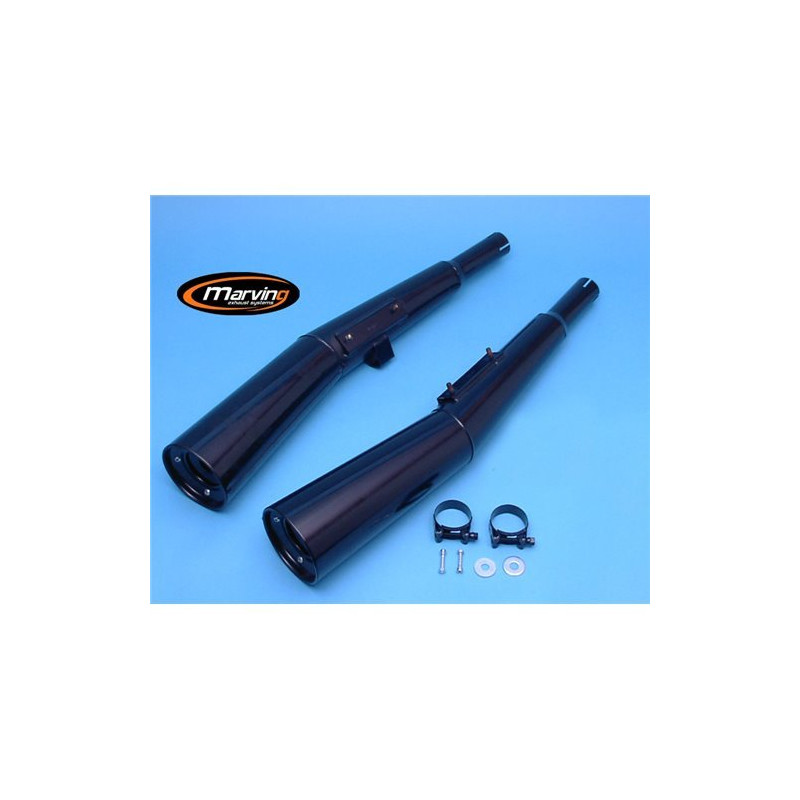 Marving Uitlaten Master | Zwart | Honda CB1100F/CB900F Bol D'or