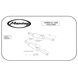 Marving Uitlaten Master | Chroom | Honda GL1500 Goldwing