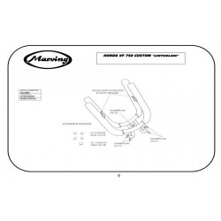 Marving Uitlaten Marvi | Chroom | Honda VF750C