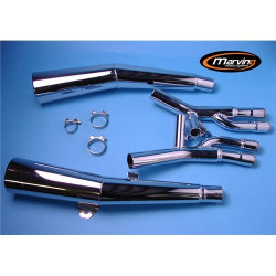 Marving Uitlaten + Collector Master | Chroom | Honda CB750F2 SevenFifty