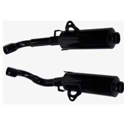 Marving Uitlaten Cylindrical | Zwart | Honda CBR1000F