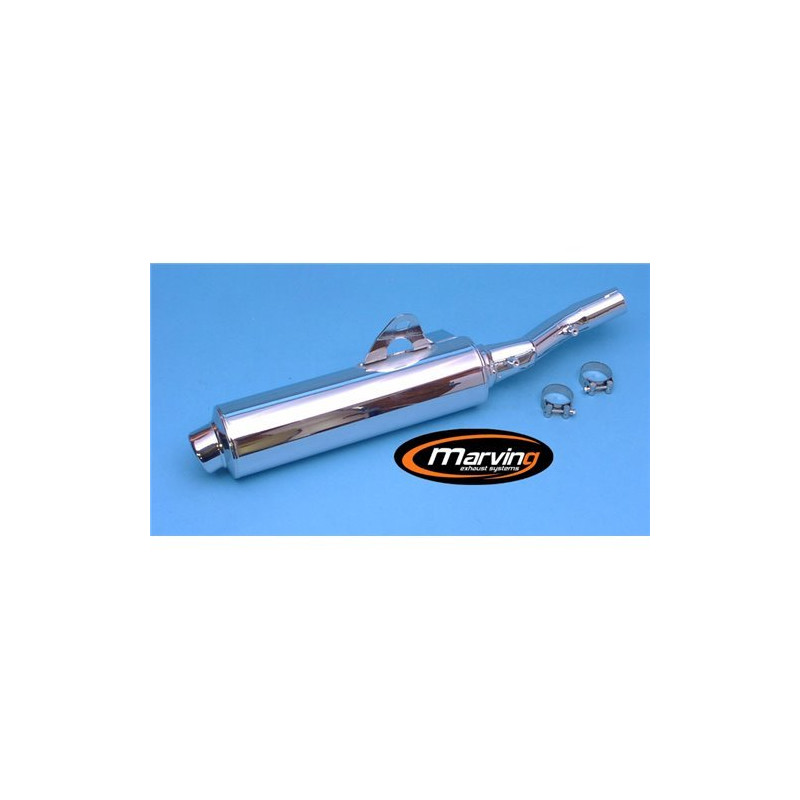 Marving Uitlaat Cylindrical | Chroom | Honda NTV650 Revere