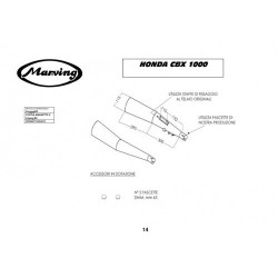 Marving Uitlaten Master | Chroom | Honda CBX1000A/CBX1000Z