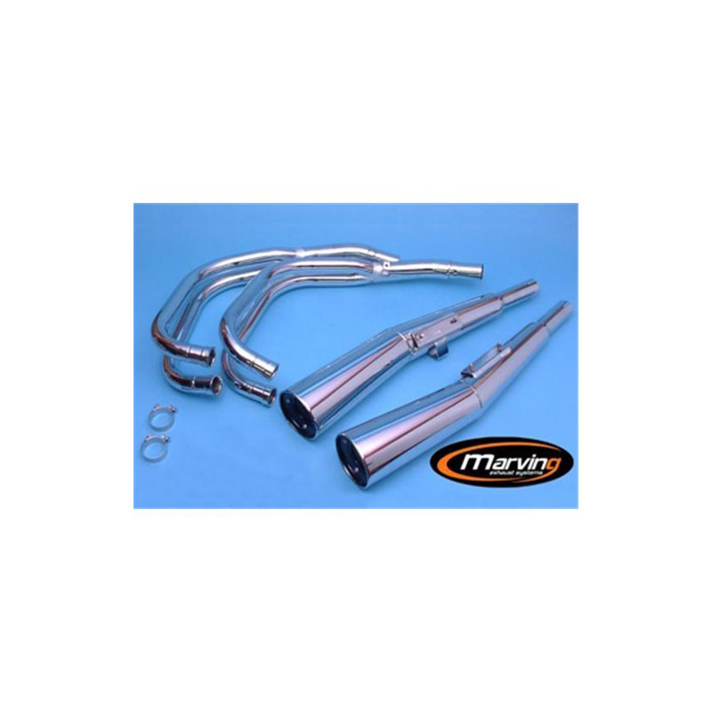 Marving Uitlaatsysteem 4-2 Master | Chroom | Honda CB750F/CB900F Bol D'or